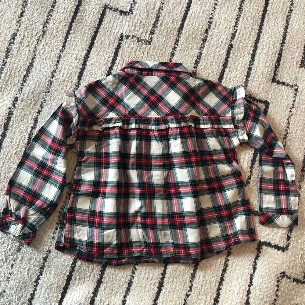 Gap plaid button down shirt NWT